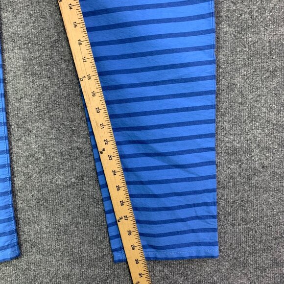 NWT Khakis By‎ Gap Blue Striped Womens Broken-In Straight Pant Size 08 - Picture 6 of 11